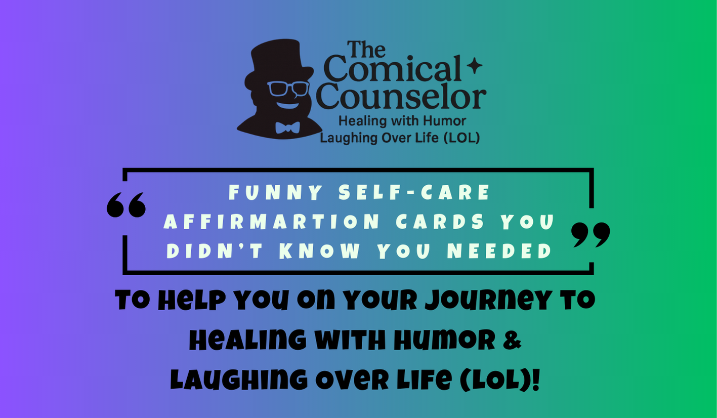 Funny Self-Care Affirmation Cards Deck