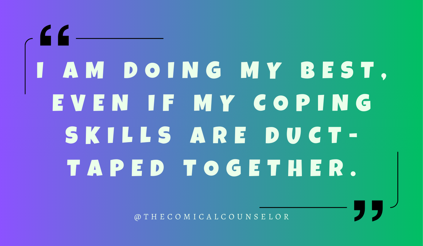 Funny Self-Care Affirmation Cards Deck